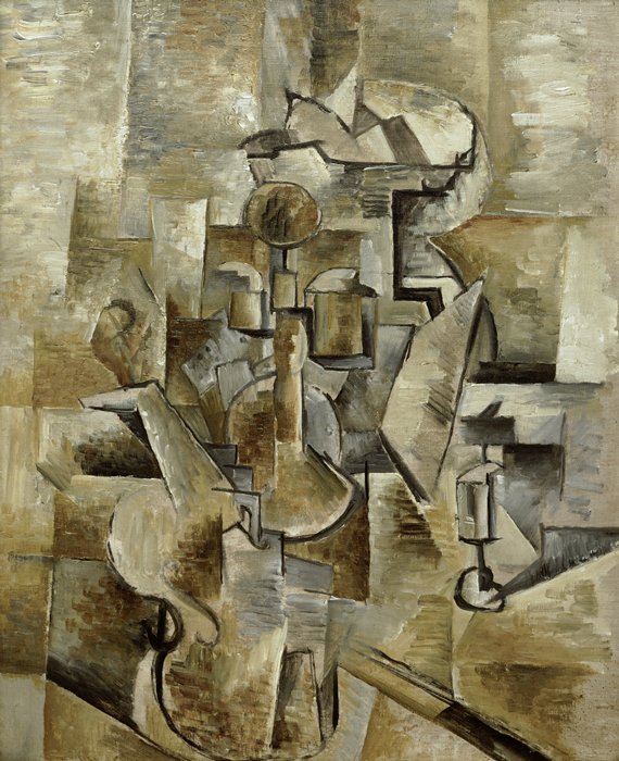 George Braque - Violin_and_Candlestick